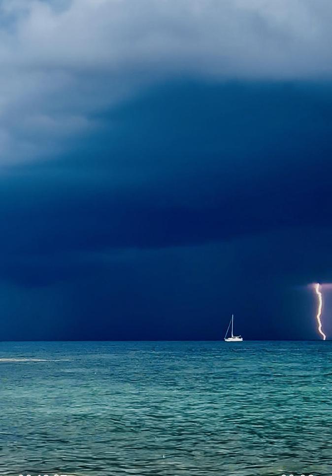 Météo : Coup de foudre au large du Cap Corse