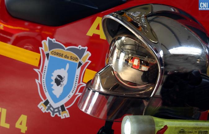Conca : un incendie parcourt 1,5 hectare de maquis, la RD168 temporairement fermée