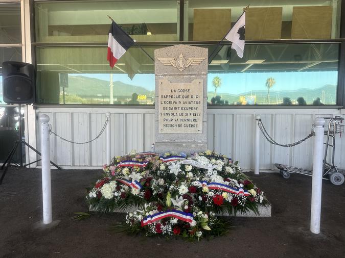 À l’aéroport Bastia-Poretta, un hommage à Antoine de Saint-Exupéry 81 ans après sa disparition