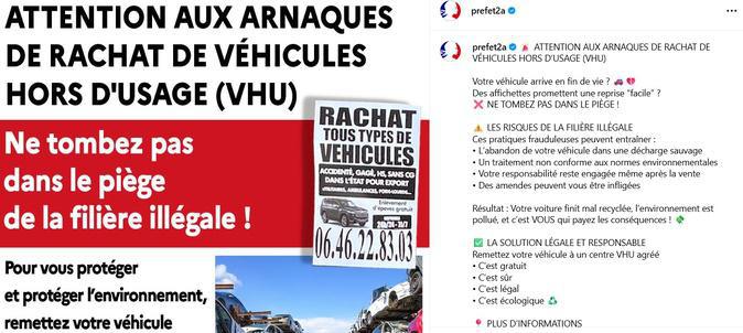 Rachat de véhicules : les autorités mettent en garde contre le risque d’arnaque Rachat de véhicules : les autorités mettent en garde contre le risque d’arnaque