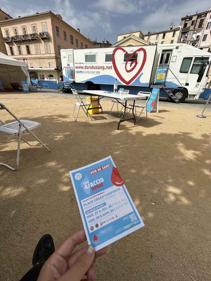 3e édition de « Tout Ajaccio donne son sang » : quatre jours pour participer à la collecte exceptionnelle