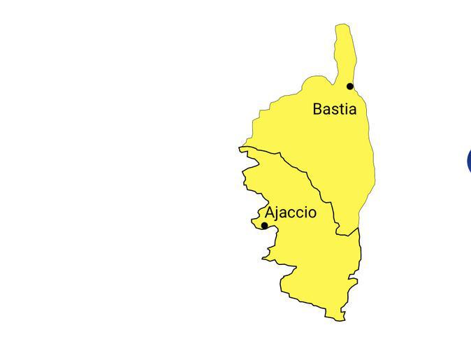 La Corse en vigilance jaune pour orages ce jeudi