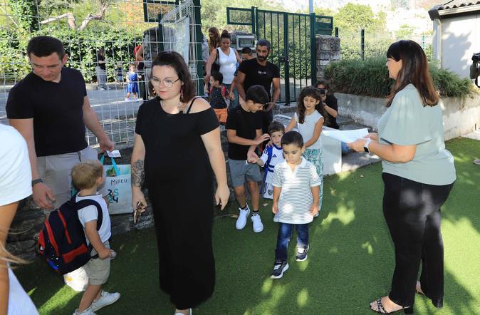 Corte - Première rentrée de l’école immersive en maternelle