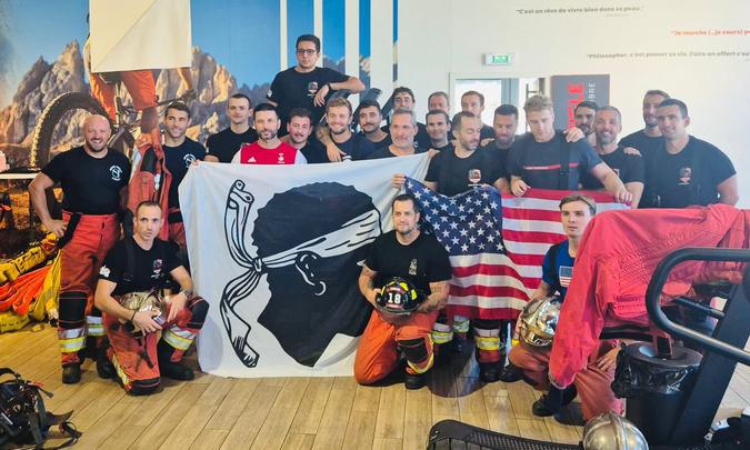 La caserne d'Ajaccio relève un défi sportif en mémoire des 343 pompiers morts dans les attentats du 11 septembre 2001 