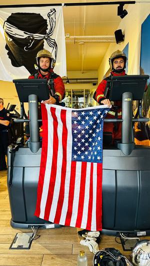 La caserne d'Ajaccio relève un défi sportif en mémoire des 343 pompiers morts dans les attentats du 11 septembre 2001 