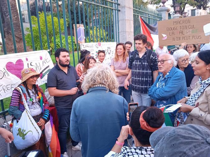 Depuis Ajaccio, des associations réclament une protection de la flottille pour Gaza Depuis Ajaccio, des associations réclament une protection de la flottille pour Gaza