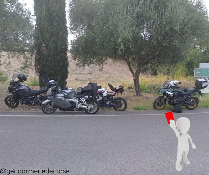 Tallone - Quatre motards interceptés à près de 200 km/h sur la RT10