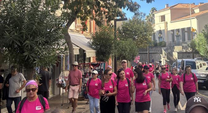 À Calvi, pour Octobre Rose, le Rose était de rigueur ce dimanche À Calvi, pour Octobre Rose, le Rose était de rigueur ce dimanche