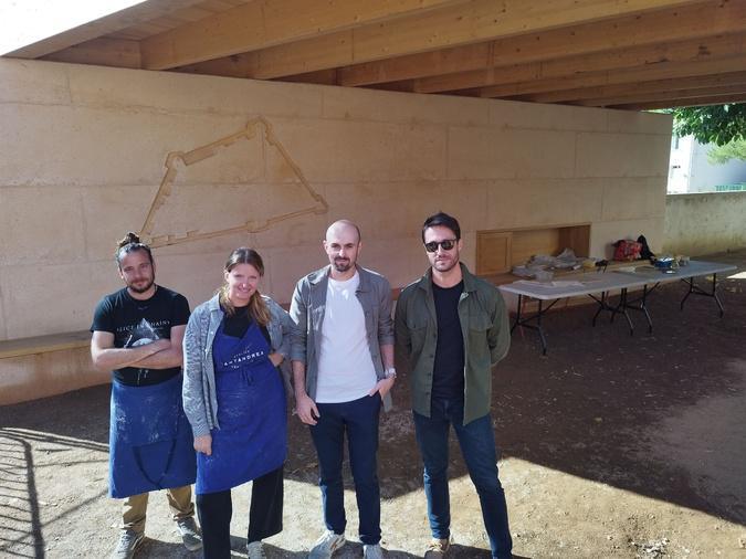 A Porto-Vecchio, les écoliers de Jean-Santini vont laisser leurs empreintes sur le nouveau préau