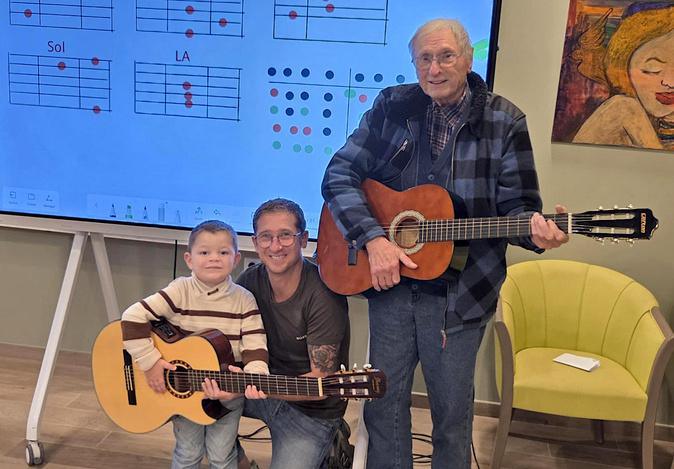 De Luigi-Antò (3 ans) à Dominique Leca (93 ans), à Vicu, la musique relie les générations à a Scola di cantu di i Dui Sorru