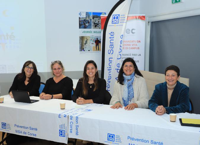 Université de Corse : la MSA à la rencontre des étudiantes pour parler prévention Université de Corse : la MSA à la rencontre des étudiantes pour parler prévention