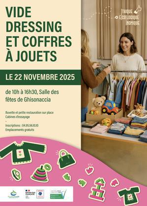 Ghisonaccia : un vide-dressing et des coffres à jouets pour encourager une autre manière de consommer Ghisonaccia : un vide-dressing et des coffres à jouets pour encourager une autre manière de consommer