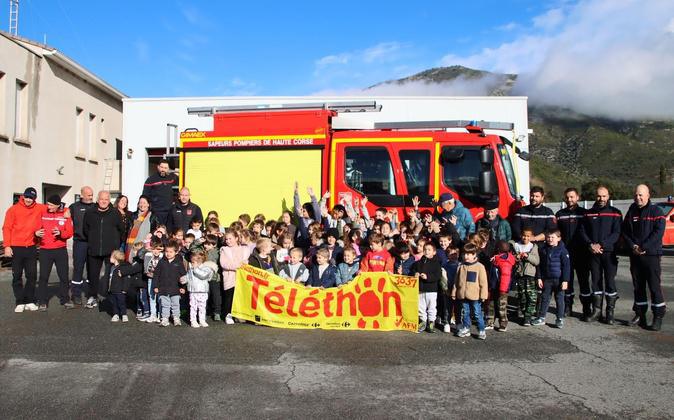 Téléthon - Les pompiers de Ponte-Leccia au cœur de la solidarité