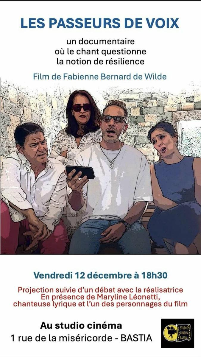 « Les passeurs de voix » au cinéma Le Studio à Bastia « Les passeurs de voix » au cinéma Le Studio à Bastia