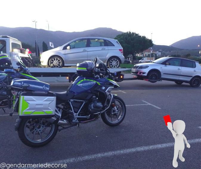 Lucciana : deux grands excès de vitesse et un conducteur positif aux stupéfiants sur la route territoriale