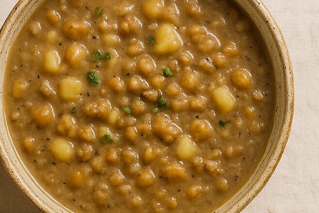 À table - Supa di castagne À table - Supa di castagne