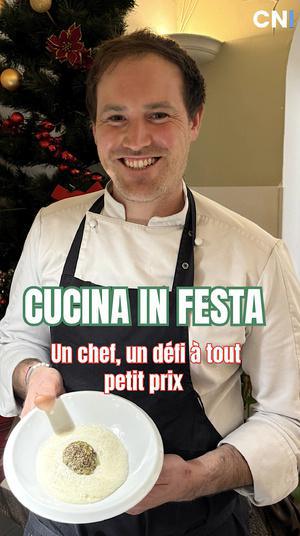 Cucina in Festa - Une entrée de fête à moins de 5 € avec le chef Quentin Sanchez Cucina in Festa - Une entrée de fête à moins de 5 € avec le chef Quentin Sanchez