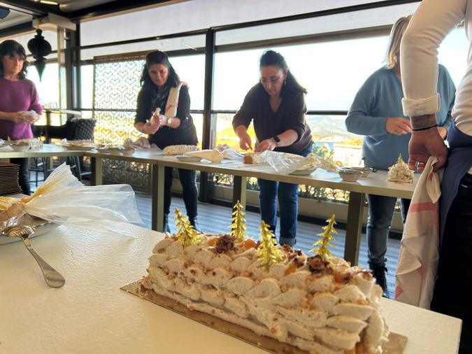 Réalisons une bûche de Noël clémentine-châtaigne avec les conseils du chef de la Terrasse du Fesch, Franck Radiu