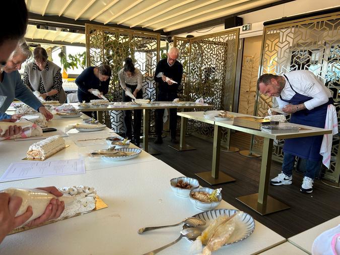 Réalisons une bûche de Noël clémentine-châtaigne avec les conseils du chef de la Terrasse du Fesch, Franck Radiu