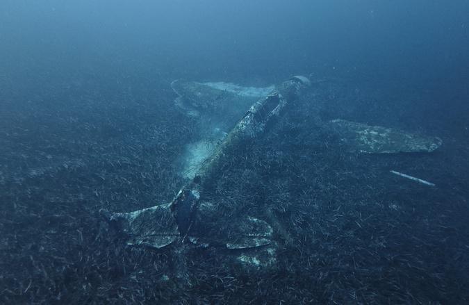 ​Sous les eaux corses, une nouvelle méthode pour sauver les avions de la Seconde Guerre mondiale