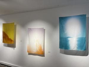 Sabatina Leccia, brodeuse d'images, expose à Bastia