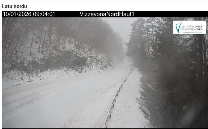 Mauvais temps : Circulation interdite aux véhicules articulés à Vizzavona