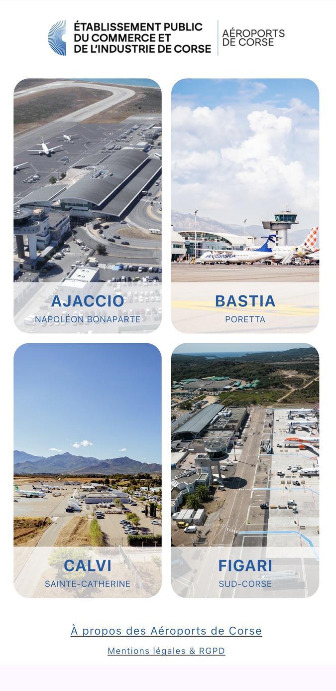 Une application mobile pour suivre en temps réel l’activité dans les aéroports corses