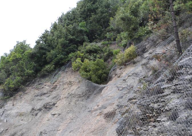 Corte – Éboulement impressionnant, la route vers Aléria fermée