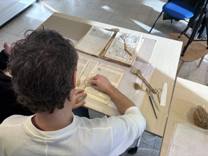 Un original de « I quattro libri dell’architettrura di Andrea Palladio » restauré à Bastia