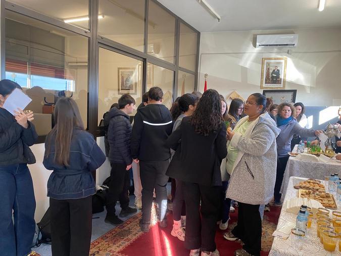 Journée Internationale de l’Education : des collégiens de Biguglia en immersion au Consulat du Maroc Journée Internationale de l’Education : des collégiens de Biguglia en immersion au Consulat du Maroc