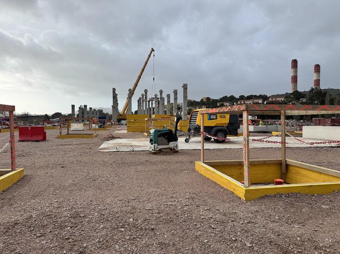 À Ajaccio, la future centrale du Ricanto commence à sortir de terre