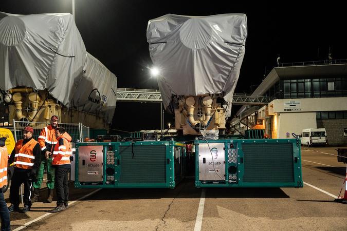 Ajaccio : Deuxième transport nocturne pour les moteurs de la future centrale du Ricanto