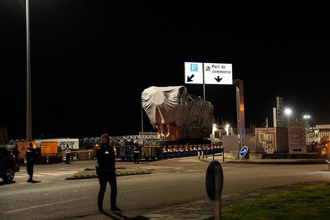 Ajaccio : Deuxième transport nocturne pour les moteurs de la future centrale du Ricanto