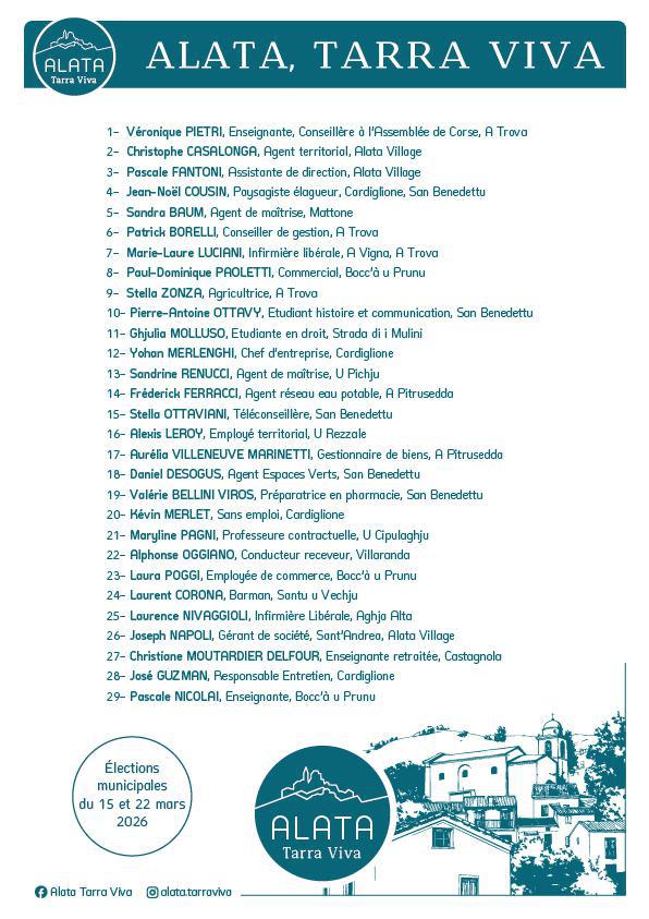 ​Municipales. Pour Véronique Pietri, « Alata ne doit pas devenir une banlieue-dortoir »