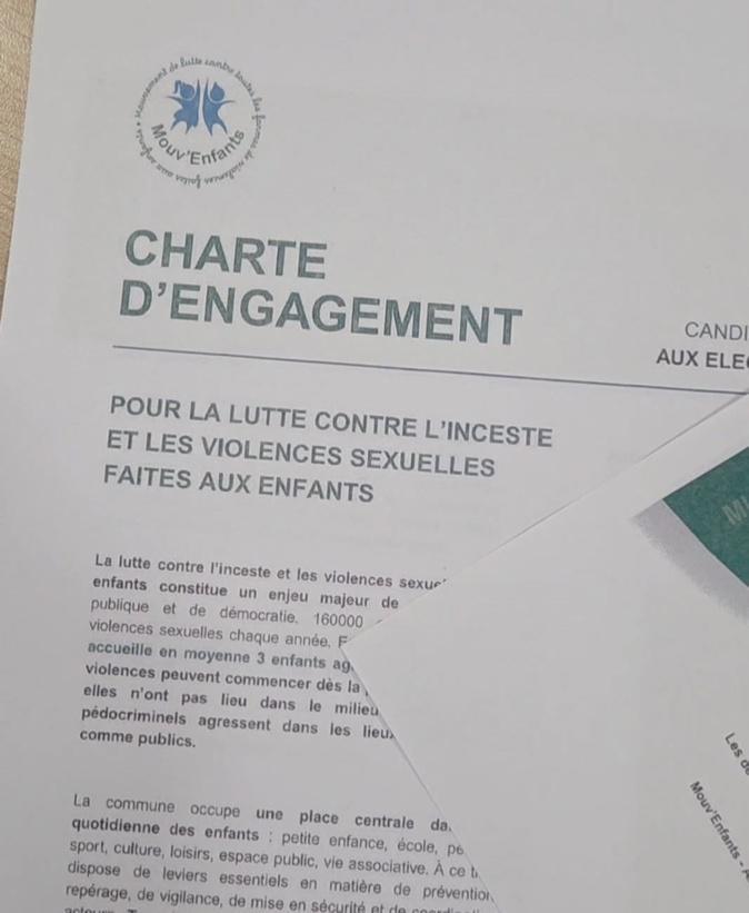 Lutte contre les violences sexuelles faites aux enfants : plusieurs candidats aux municipales en Corse ont signé la charte Mouv'Enfants Lutte contre les violences sexuelles faites aux enfants : plusieurs candidats aux municipales en Corse ont signé la charte Mouv'Enfants