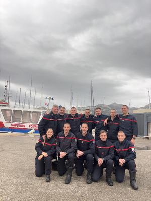Stella Pasqualaggi, première plongeuse de première classe chez les pompiers en Corse Stella Pasqualaggi, première plongeuse de première classe chez les pompiers en Corse