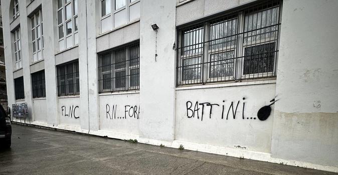 Bastia : des tags à l’encontre de Nicolas Battini sur les murs de la bibliothèque municipale Bastia : des tags à l’encontre de Nicolas Battini sur les murs de la bibliothèque municipale