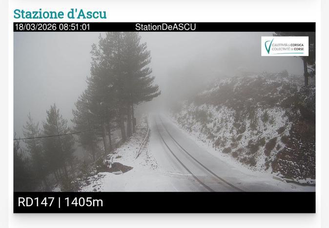 Mauvais temps : Retour de l’hiver pour quelques heures en Corse !