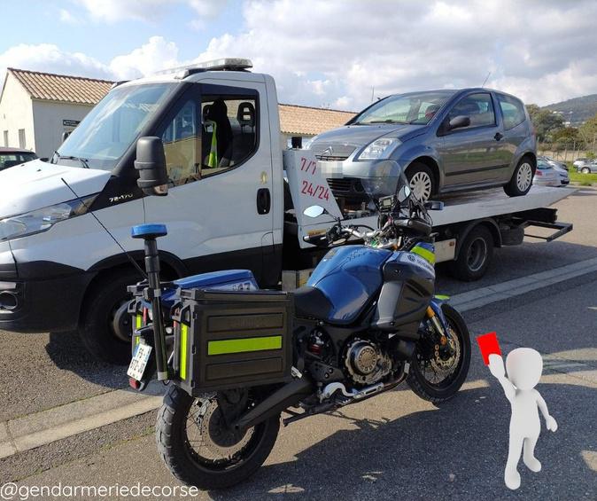 Venzolasca : alcool, cocaïne et permis suspendu, un conducteur interpellé par les gendarmes