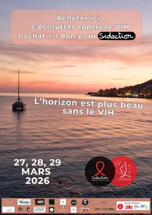 Sidaction : Aiutu Corsu et des commerces ajacciens mobilisés du 27 au 29 mars