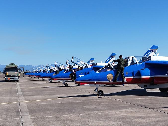Entre ciel et mer, la Patrouille de France s’entraîne jusqu’à jeudi à Ventiseri Entre ciel et mer, la Patrouille de France s’entraîne jusqu’à jeudi à Ventiseri
