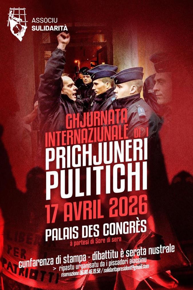 À Ajaccio, l'Associu Sulidarità organise une journée pour briser le silence autour des prisonniers politiques