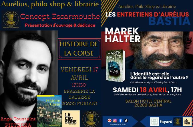 Philosophie : Marek Halter et Ange-Toussaint Pietrera aux « Rencontres d’Aurelius » Philosophie : Marek Halter et Ange-Toussaint Pietrera aux « Rencontres d’Aurelius »