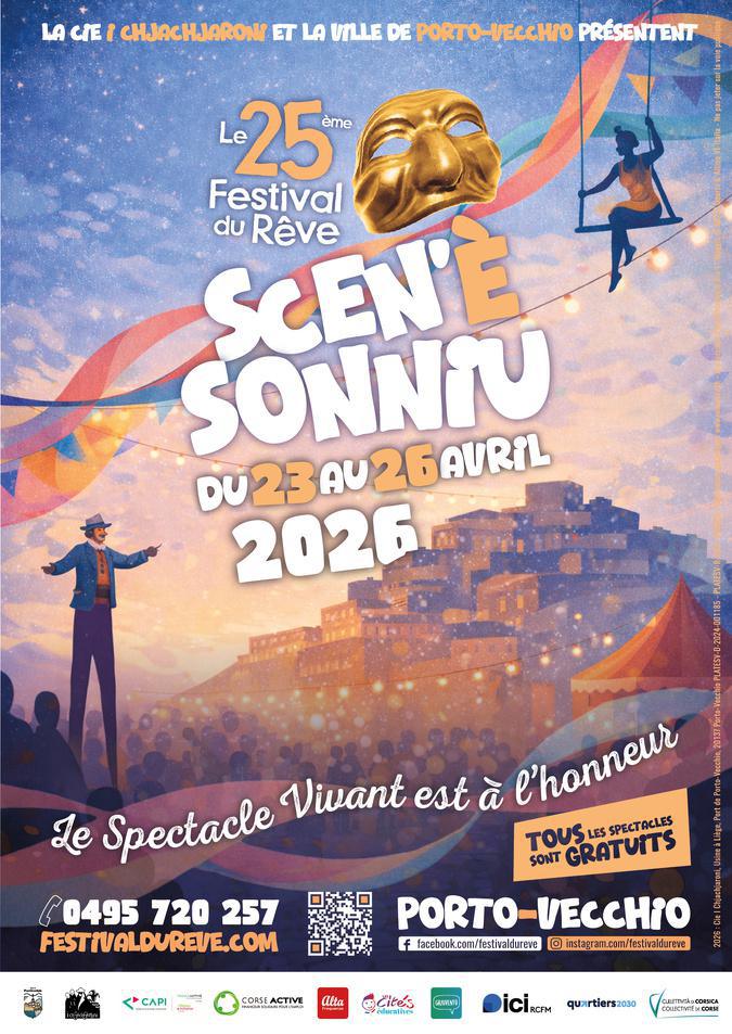 Du 23 au 26 avril, Scen’è Sonniu célèbrera 25 ans de spectacles de rue à Porto-Vecchio Du 23 au 26 avril, Scen’è Sonniu célèbrera 25 ans de spectacles de rue à Porto-Vecchio