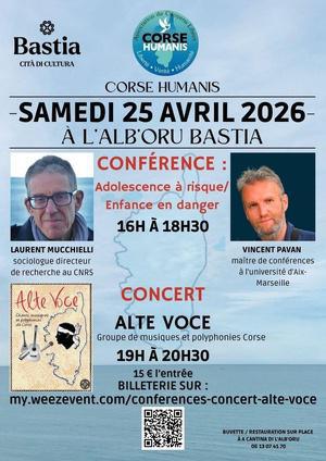 Adolescence à risque/Enfance en danger : Une conférence de Laurent Mucchieli et Vincent Pavan à Bastia Adolescence à risque/Enfance en danger : Une conférence de Laurent Mucchieli et Vincent Pavan à Bastia