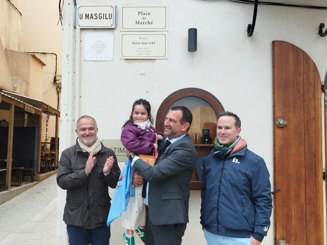 Bonifacio baptise sa place Marie-José Nat, hommage à l’enfant du pays devenue grande actrice