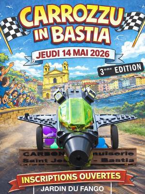 « A vos caisses, prêts, partez ! » : 3e « Carrozzu in Bastia » le 14 mai au jardin du Fango à Bastia « A vos caisses, prêts, partez ! » : 3e « Carrozzu in Bastia » le 14 mai au jardin du Fango à Bastia