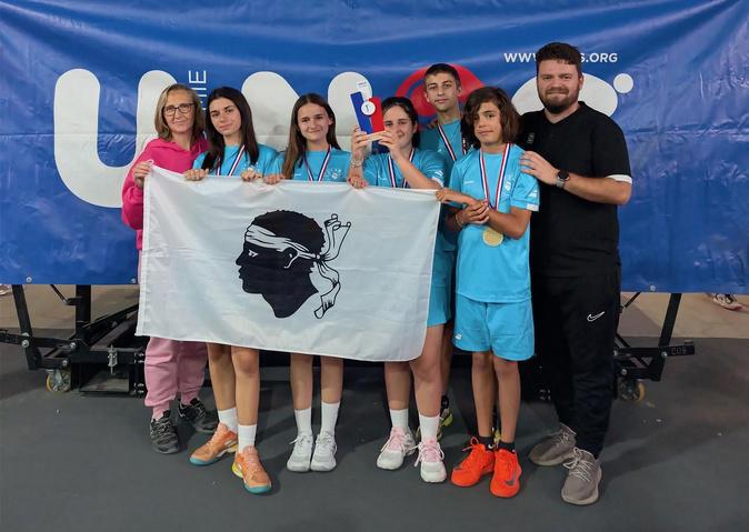 L'AS du collège de Lucciana au sommet : le club sacré Champion de France de Shortennis &amp; Pickleball 