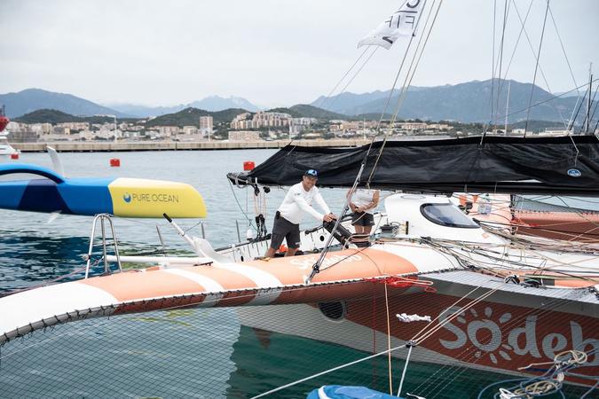 Ocean Fifty Series - Sébastien Rogues vainqueur à Ajaccio, Thomas Coville en équipier d’une transmission