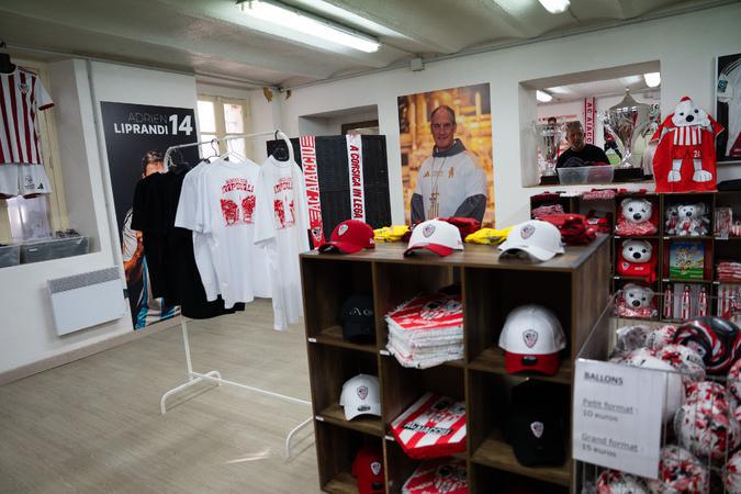 L'AC Ajaccio ouvre une boutique éphémère au coeur de la Citadelle Miollis